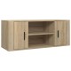 Sonoma tölgyszínű szerelt fa tv-szekrény 100 x 35 x 40 cm Sonoma tölgyszínű szerelt fa tv-szekrény 100 x 35 x 40 cm