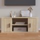 Sonoma tölgyszínű szerelt fa tv-szekrény 100 x 35 x 40 cm Sonoma tölgyszínű szerelt fa tv-szekrény 100 x 35 x 40 cm