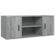 Szürke sonoma színű szerelt fa tv-szekrény 100 x 35 x 40 cm