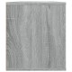 Szürke sonoma színű szerelt fa tv-szekrény 100 x 35 x 40 cm