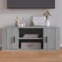 Szürke sonoma színű szerelt fa tv-szekrény 100 x 35 x 40 cm