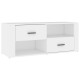 Fehér szerelt fa tv-szekrény 100 x 35 x 40 cm Fehér szerelt fa tv-szekrény 100 x 35 x 40 cm