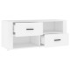Fehér szerelt fa tv-szekrény 100 x 35 x 40 cm Fehér szerelt fa tv-szekrény 100 x 35 x 40 cm