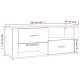 Betonszürke szerelt fa tv-szekrény 100x35x40 cm Betonszürke szerelt fa tv-szekrény 100x35x40 cm