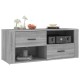 Szürke sonoma színű szerelt fa tv-szekrény 100 x 35 x 40 cm Szürke sonoma színű szerelt fa tv-szekrény 100 x 35 x 40 cm