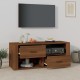 Barna tölgyszínű szerelt fa tv-szekrény 100 x 35 x 40 cm Barna tölgyszínű szerelt fa tv-szekrény 100 x 35 x 40 cm