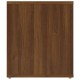 Barna tölgyszínű szerelt fa tv-szekrény 100 x 35 x 40 cm Barna tölgyszínű szerelt fa tv-szekrény 100 x 35 x 40 cm