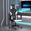 Fekete és fehér műbőr játékszék