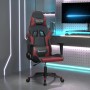 Fekete és bordó műbőr játékszék