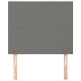 Sötétszürke szövet fejtámla 80x5x118/128 cm