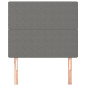 Sötétszürke szövet fejtámla 80x5x118/128 cm
