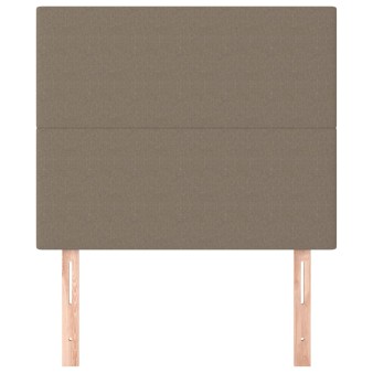Bézs színű szövet fejtámla 80x5x118/128 cm
