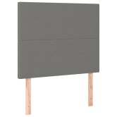 Sötétszürke szövet fejtámla 90x5x118/128 cm