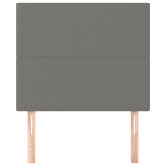 Sötétszürke szövet fejtámla 90x5x118/128 cm