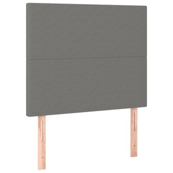 Sötétszürke szövet fejtámla 100 x 5 x 118/128 cm