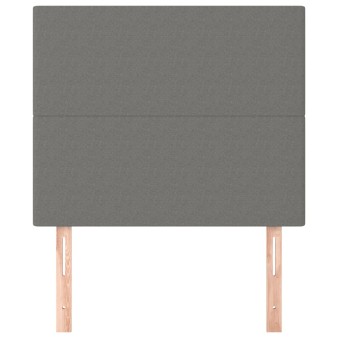 Sötétszürke szövet fejtámla 100 x 5 x 118/128 cm