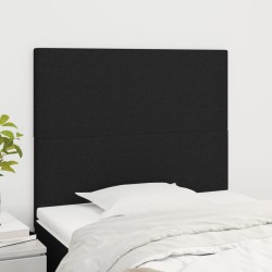 2 db fekete szövet fejtámla 100x5x78/88 cm