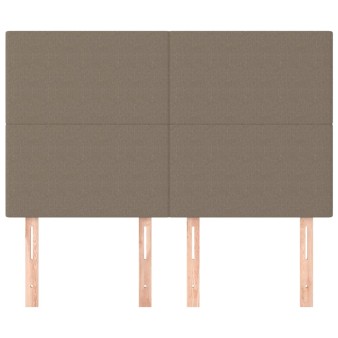 Szürke szövet fejtámla 144x5x118/128 cm
