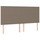 Bézs színű szövet fejtámla 180 x 5 x 118/128 cm