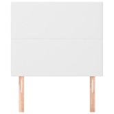 Fehér műbőr fejtámla 80x5x118/128 cm Fehér műbőr fejtámla 80x5x118/128 cm