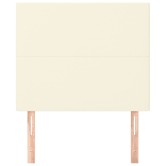 Krémszínű műbőr fejtámla 90x5x118/128 cm Krémszínű műbőr fejtámla 90x5x118/128 cm