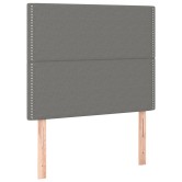 Sötétszürke szövet fejtámla 100 x 5 x 118/128 cm