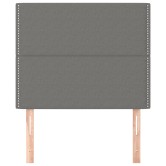 Sötétszürke szövet fejtámla 100 x 5 x 118/128 cm
