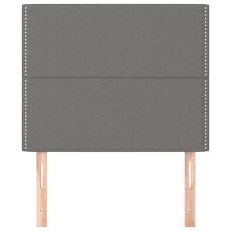 Sötétszürke szövet fejtámla 100 x 5 x 118/128 cm