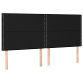Fekete szövet fejtámla 160x5x118/128 cm Fekete szövet fejtámla 160x5x118/128 cm