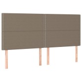 Bézs színű szövet fejtámla 200 x 5 x 118/128 cm