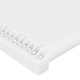 2 db fehér műbőr fejtámla 100x5x78/88 cm 2 db fehér műbőr fejtámla 100x5x78/88 cm