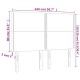 4 db cappuccino színű műbőr fejtámla 72 x 5 x 78/88 cm 4 db cappuccino színű műbőr fejtámla 72 x 5 x 78/88 cm