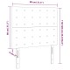 2 db szürke műbőr fejtámla 80 x 5 x 78/88 cm 2 db szürke műbőr fejtámla 80 x 5 x 78/88 cm