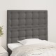 2 db szürke műbőr fejtámla 80 x 5 x 78/88 cm 2 db szürke műbőr fejtámla 80 x 5 x 78/88 cm
