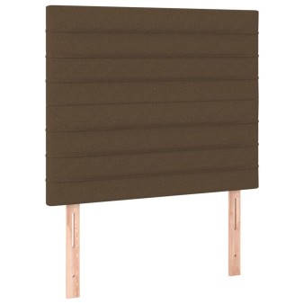 Sötétbarna szövet fejtámla 100 x 5 x 118/128 cm