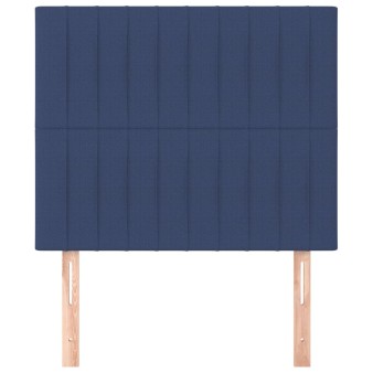 Kék szövet fejtámla 80x5x118/128 cm