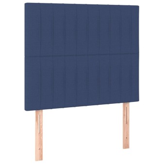 Kék szövet fejtámla 100 x 5 x 118/128 cm