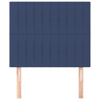 Kék szövet fejtámla 100 x 5 x 118/128 cm