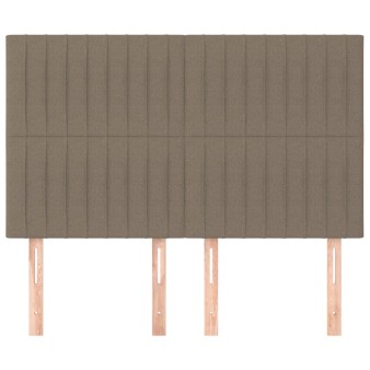 Szürke szövet fejtámla 144x5x118/128 cm