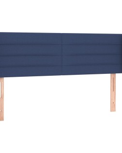 Kék szövet fejtámla 147x23x78/88 cm