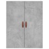 2 db betonszürke faliszekrény 69,5 x 34 x 90 cm