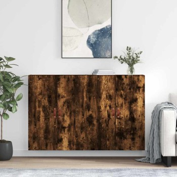 2 db füstös tölgy színű faliszekrény 69,5 x 34 x 90 cm