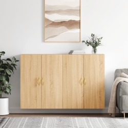 2 db sonoma tölgy fali szekrény 69,5 x 34 x 90 cm