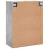 2 db betonszürke faliszekrény 69,5 x 34 x 90 cm