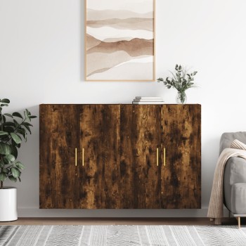 2 db füstös tölgy színű faliszekrény 69,5 x 34 x 90 cm