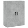 2 db betonszürke faliszekrény 69, x 34 x 90 cm