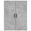 2 db betonszürke faliszekrény 69, x 34 x 90 cm