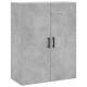 2 db betonszürke faliszekrény 69,5x34x90 cm
