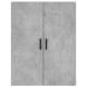 2 db betonszürke faliszekrény 69,5x34x90 cm