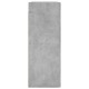 2 db betonszürke faliszekrény 69,5x34x90 cm